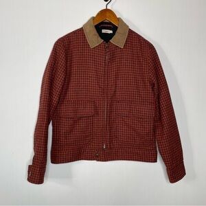 Faherty Plaid Wool Blend Jacket Size Small